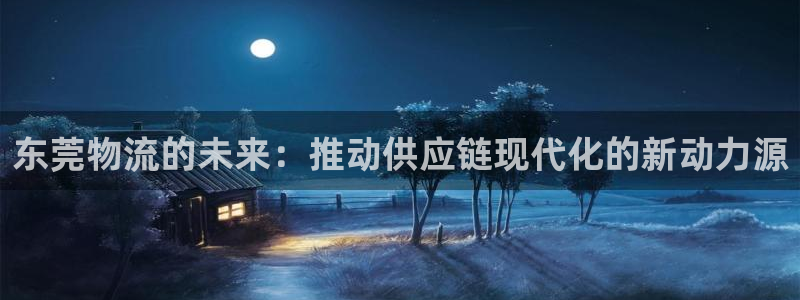 旺财28加拿大在线预测：东莞物流的未