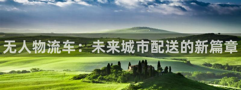 旺财28赌博软件正规吗：无人物流车：