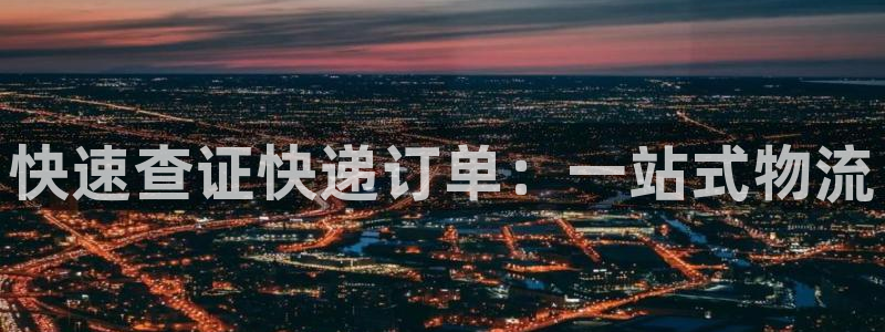 旺财28系统自动保护：快速查证快递订单：一站式物流