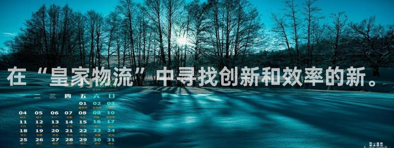 旺财28官网入口o：在“皇家物流”中寻找创新和效率的新。